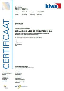 iso-14001 jansen coevorden